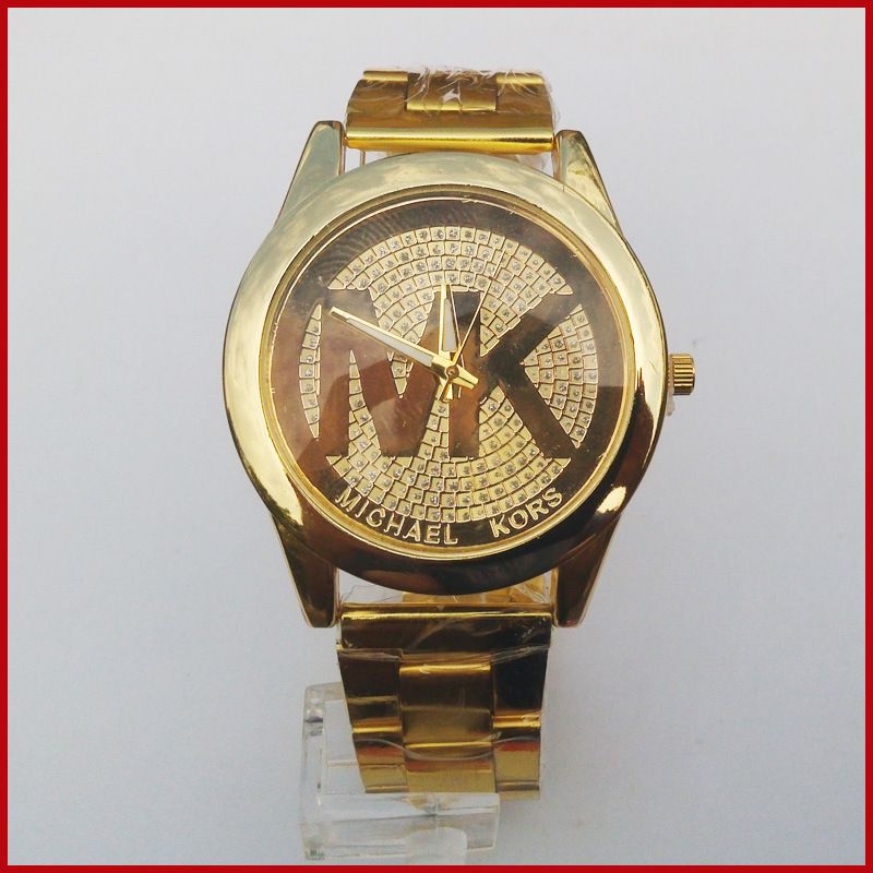 双11新款热销m手表 时尚拉丝3眼镶钻女士手表 速卖通爆款mj手表