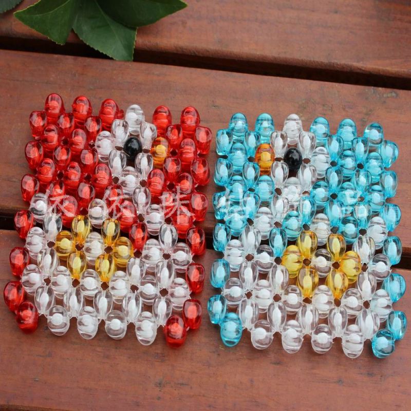 diy手工串珠时尚精品 隔热垫串珠小天鹅方形茶杯垫 餐垫串珠成品