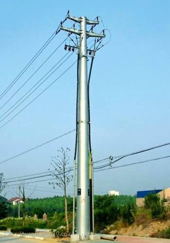 陆远县 35kv电力钢管塔 10kv电力钢管杆