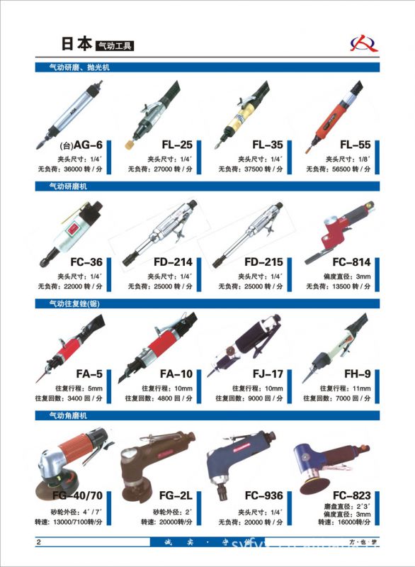 供應進口氣動工具fd-215 研磨機 帶柄砂輪 拋光輪 磨頭 磨料磨