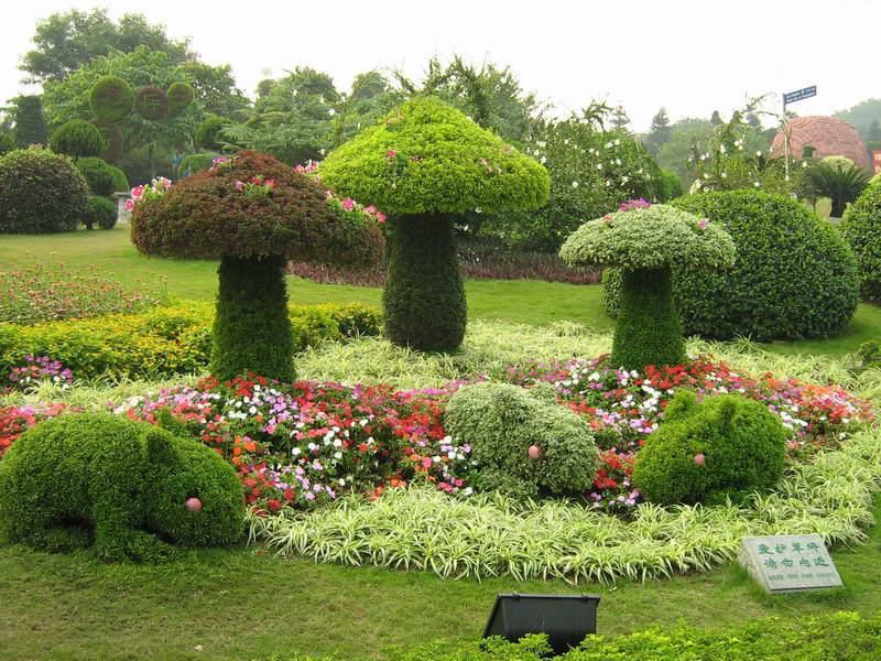 植物綠雕,立體花壇,五色草造型,人物造型,動物造型