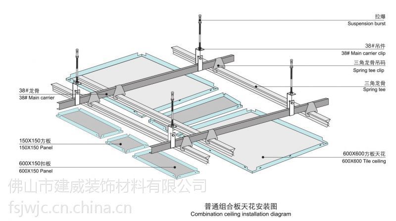 吊顶三角龙骨规格尺寸图片