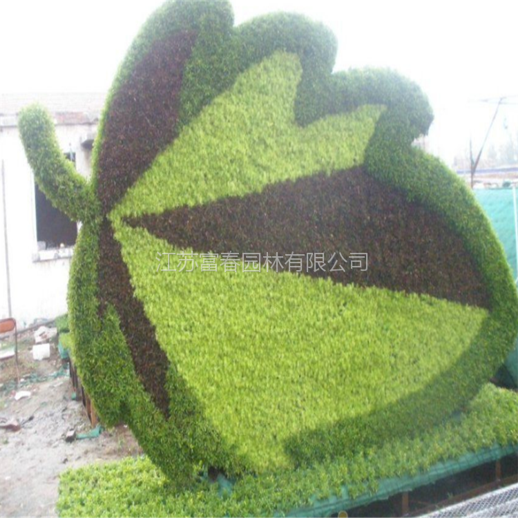 五色草绿雕仿真动植物绿雕立体花坛可定制的绿雕