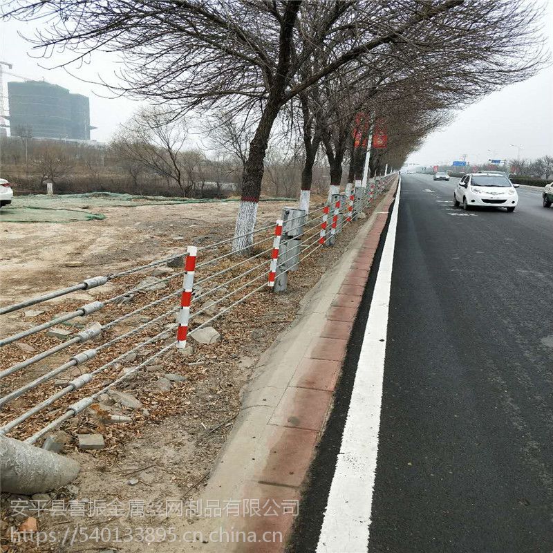 边坡缆索护栏、缆索防撞护栏、缆索护栏定做厂家