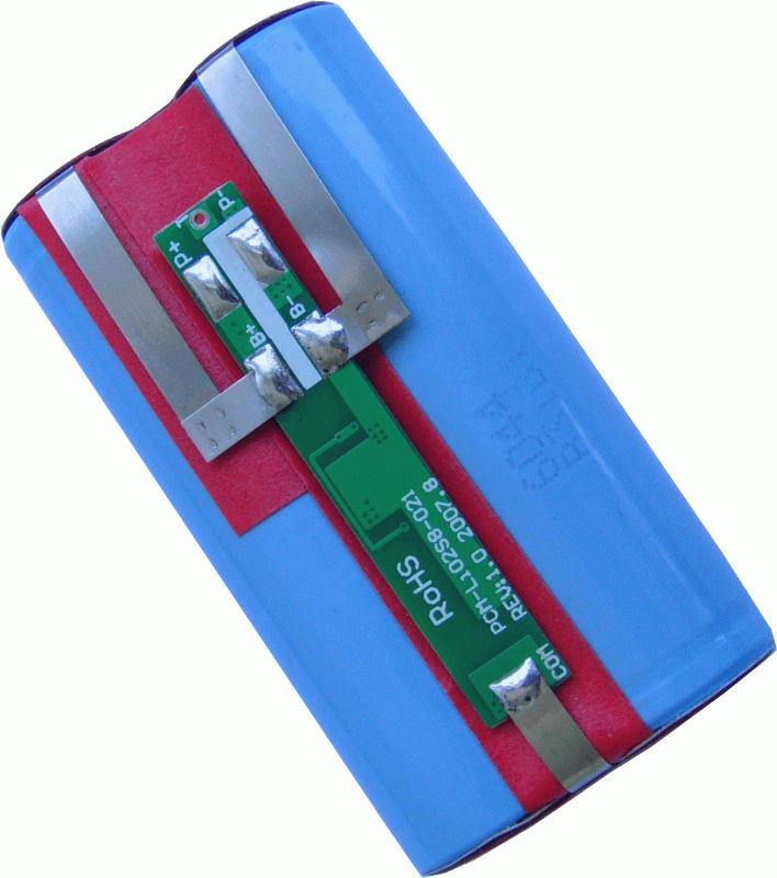 4v 18650電池組 1800mah-3000mah 持續放電電流2-6a