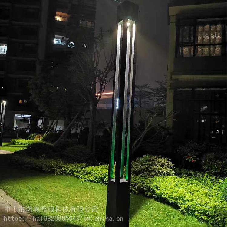 定制3-5米庭院灯户外广场铝型材景观灯园林特色现代方形庭院灯
