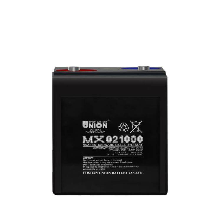 友联蓄电池MX021000AGM电池2V100AH风能系统信号灯用