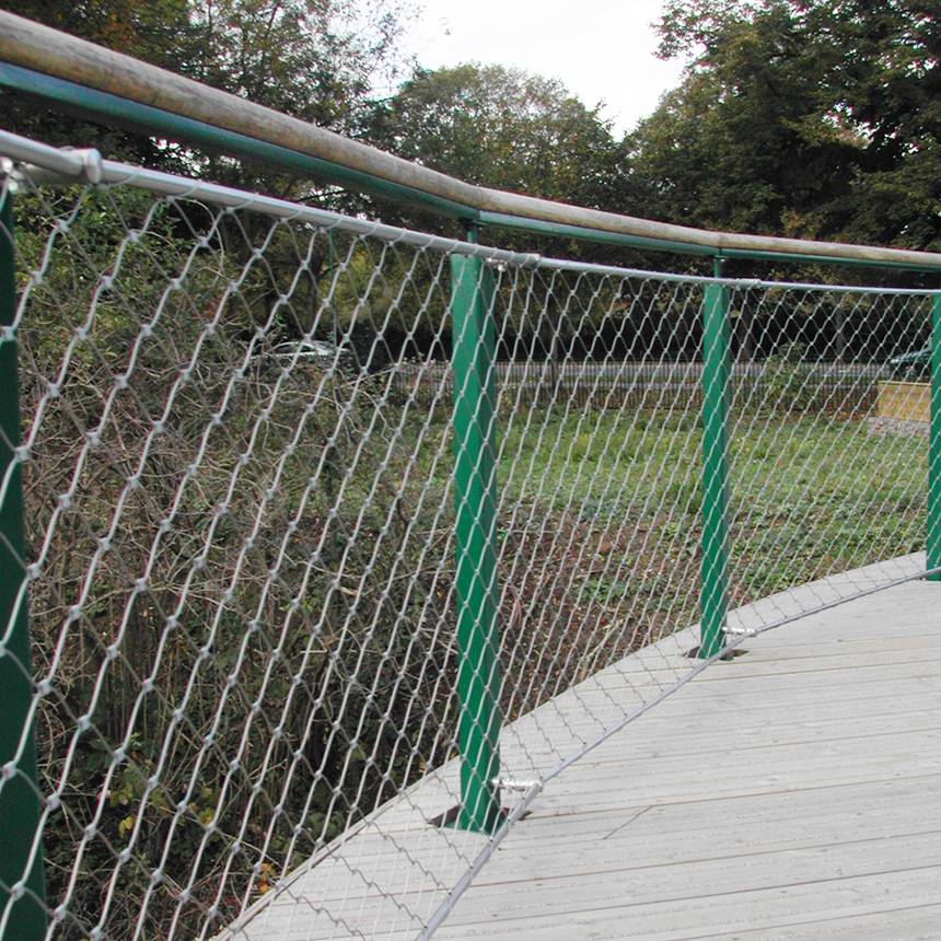 304不锈钢绳网护栏桥梁护栏网