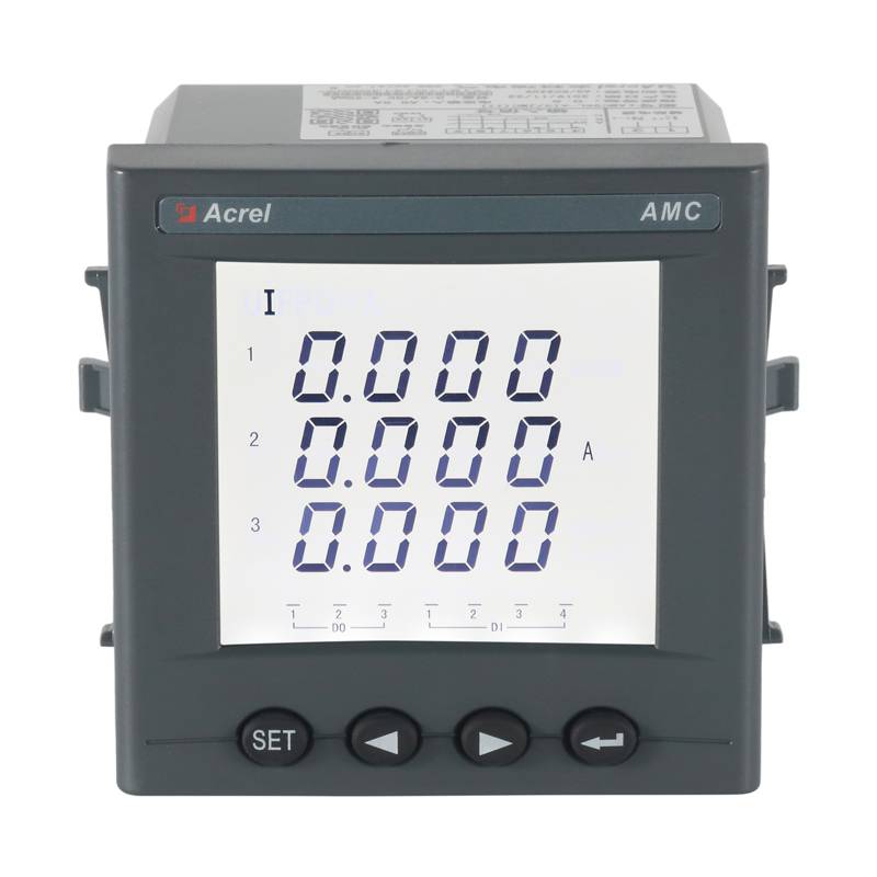 Acrel安科瑞AMC96L-E4/KCFMII三相四线电表峰平谷分时段计量