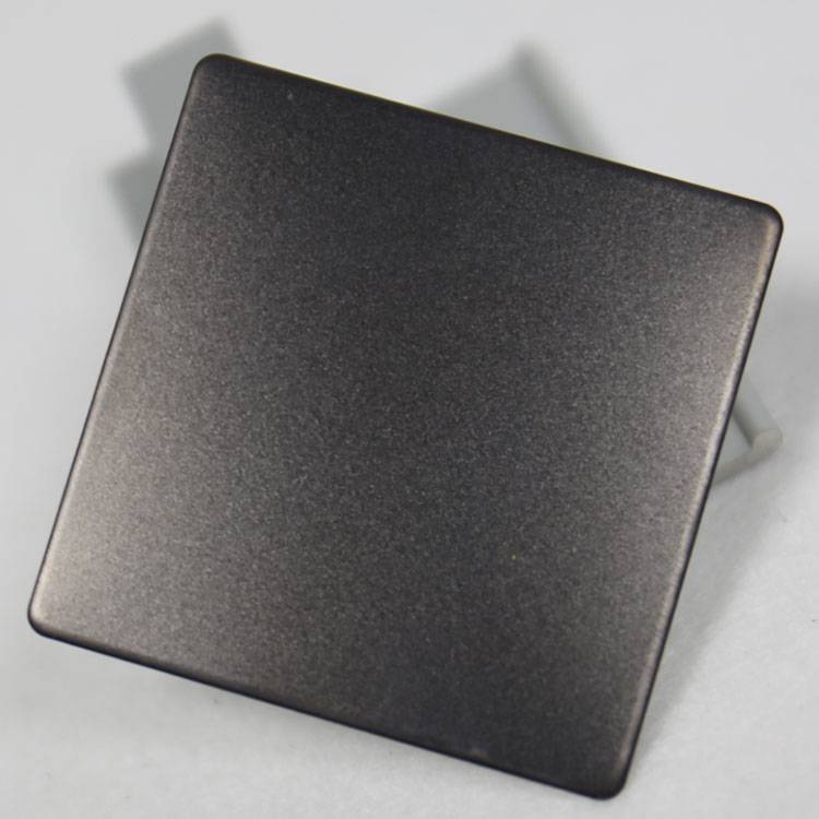 黑色不锈钢装饰板材印象派金属供应喷砂不锈钢平板