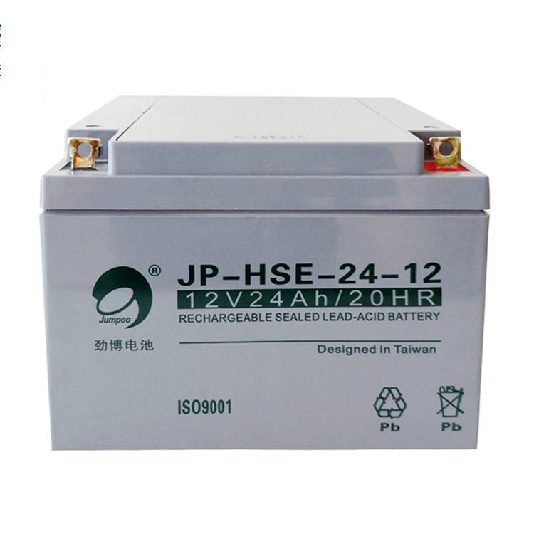 劲博蓄电池JP-6-FM-24阀控式铅酸蓄电池12V24AH配电柜UPS/EPS电源