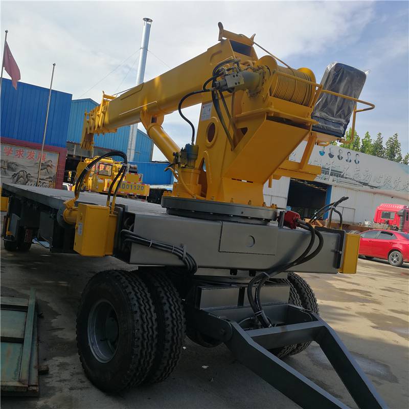 山东拖拉机小吊车拖拉 拖拉机平板随车吊 自备吊平板吊厂家