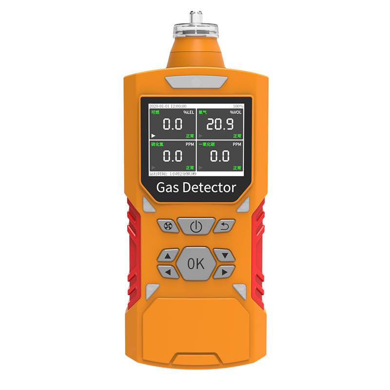 普利通PLT400复合式四合一气体检测仪可燃氧气一氧化碳硫化氢气体分析有毒有害气体报警器