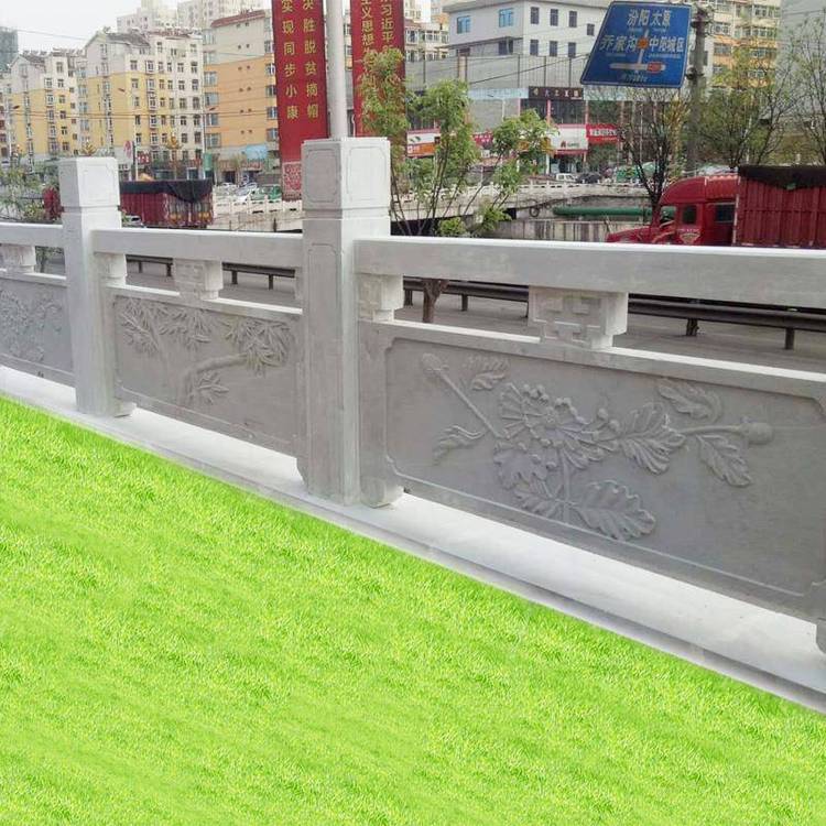 河道石栏杆供应商-青岛市石材栏杆河道石栏杆加工与安装