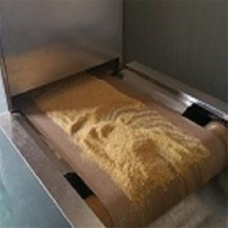 小麦胚芽烘干设备微波烘干杀菌5分钟