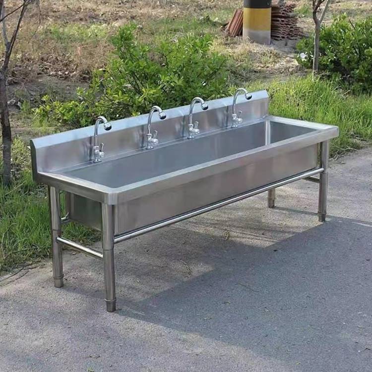 不锈钢水池学校用洗漱池不锈钢洗菜盆 洗碗池不锈钢拖把池