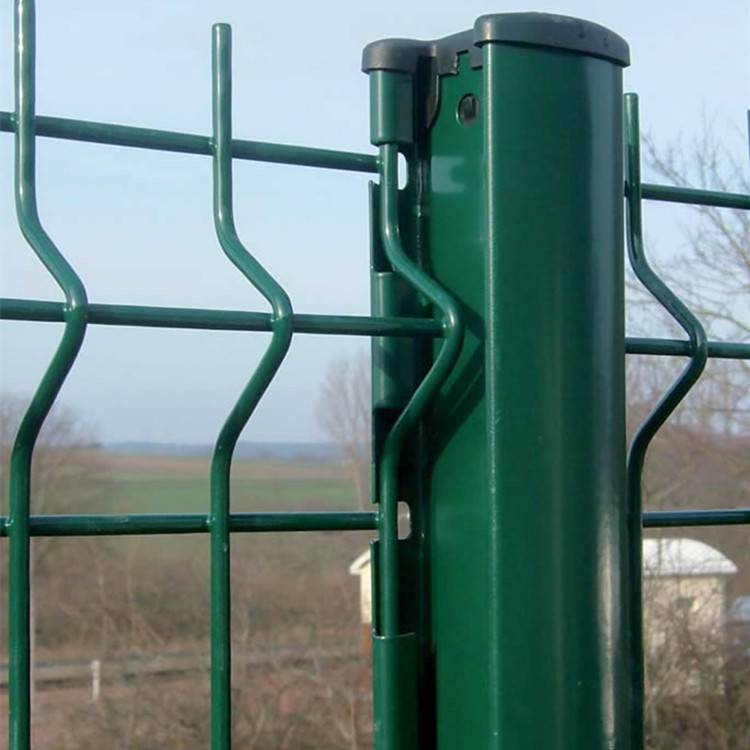 盛竹桃型柱护栏折弯护栏小区围栏防护网价格