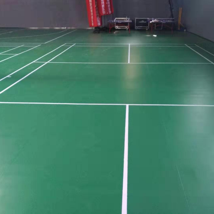 供应河北体育馆地胶PVC塑胶地板欧宝瑞羽毛球地板