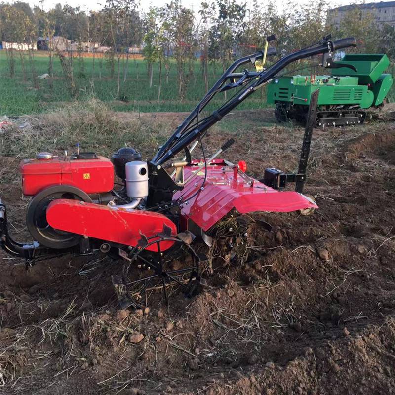 【四驅微耕機 大棚開溝機 啟航四驅履帶式開溝機】圖片