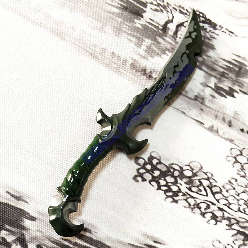 修罗刀武器兵器模型未开刃军刀未开刃迷你武士刀模型合金金属武器钥匙