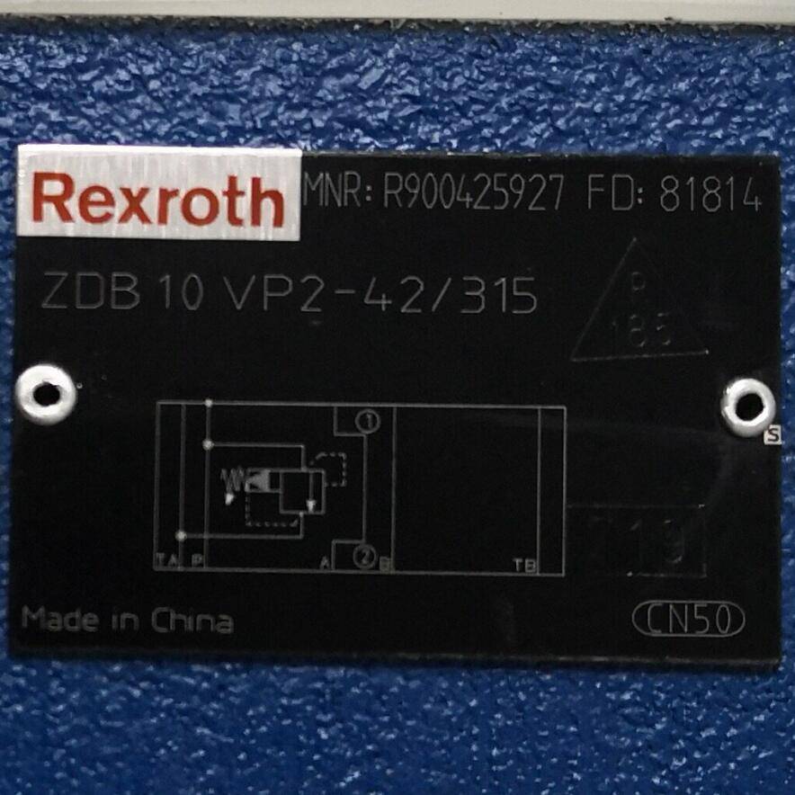 Rexroth//R900425927ZDB10VP2-4X/315//先导控制溢流阀