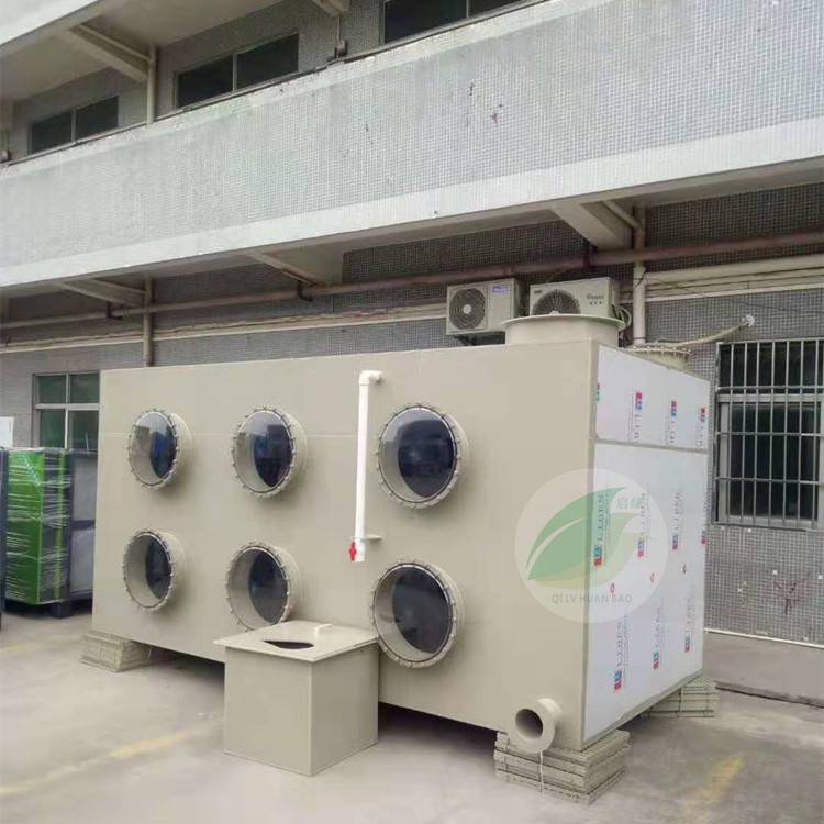 东坑生物塔启绿环保生物滴滤净化设备废气处理设备废气净化设备