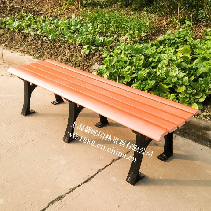 供应铝合金PVC木塑休闲椅、户外靠背长椅、无扶手休闲广场椅