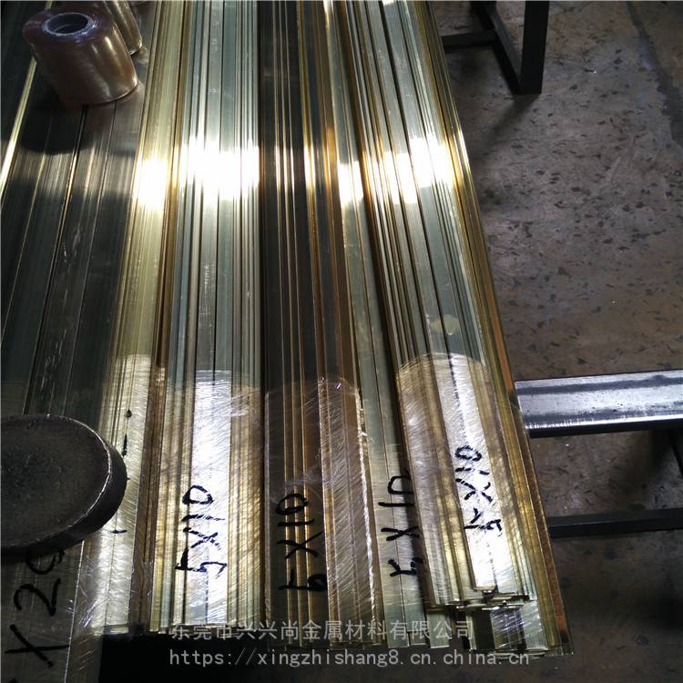 国标黄铜排H62H63H65铜排装饰黄铜条黄铜型材生产厂家