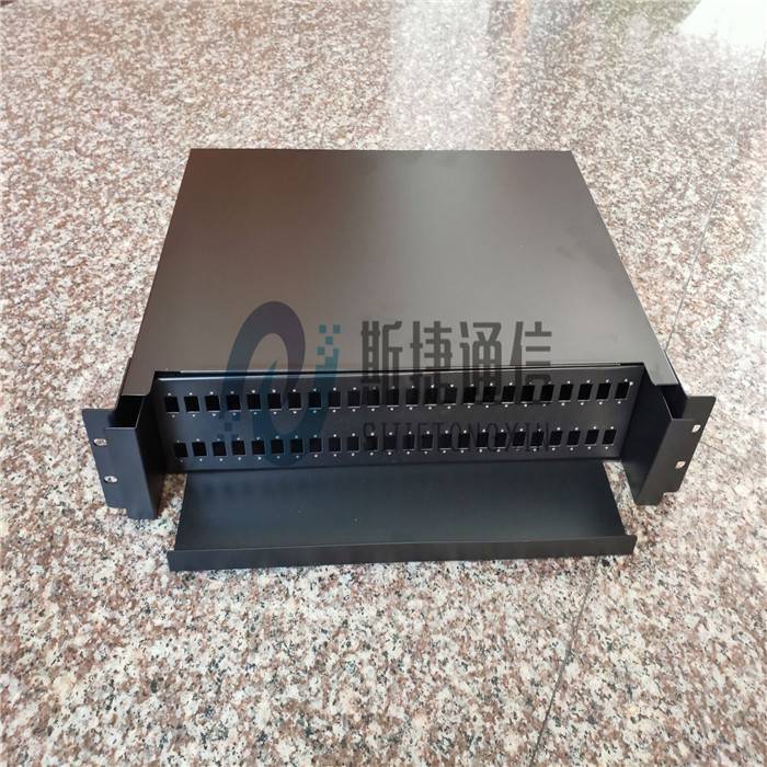光纤终端盒48芯抽拉式终端盒 皮线光缆终端配线架 sc口48芯终端盒