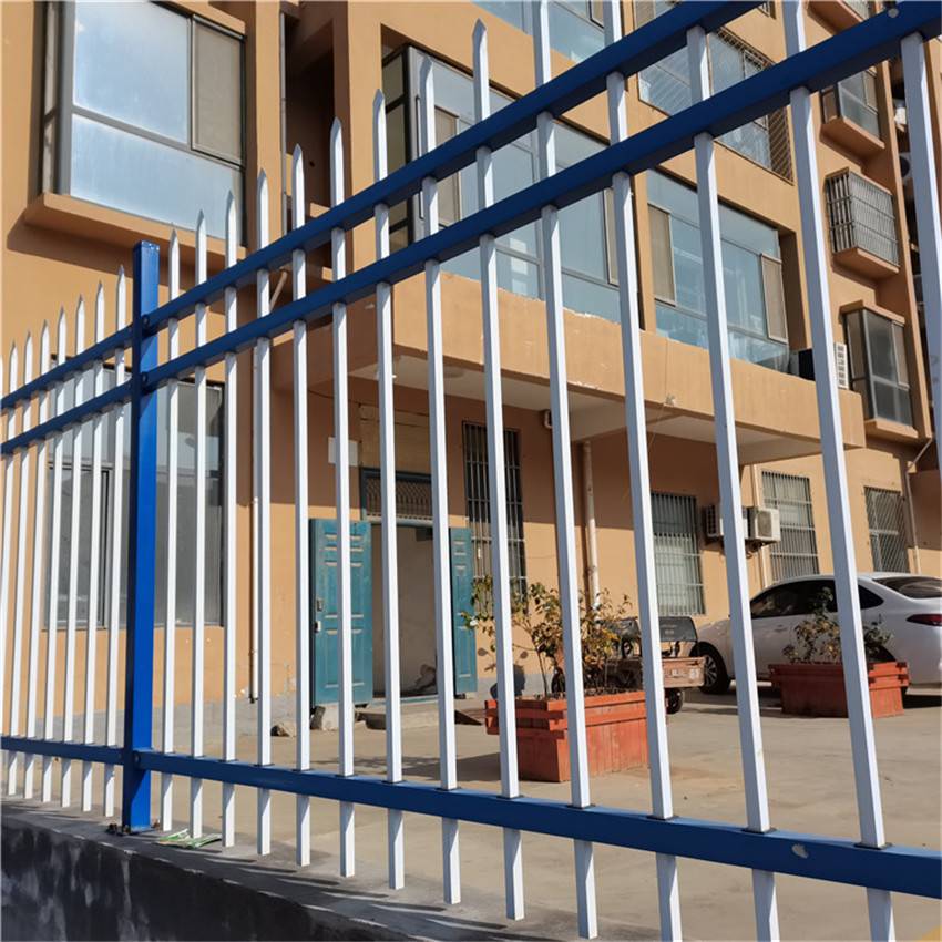 锌钢围墙护栏方管围墙栏杆社区围墙护栏全瑞