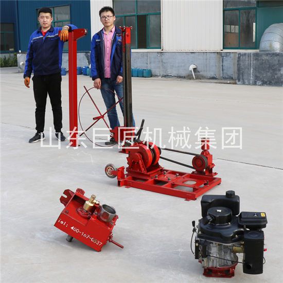 华夏巨匠qz-3可拆解轻便取样钻机 提钻杆方便 地质勘探 标贯钻机