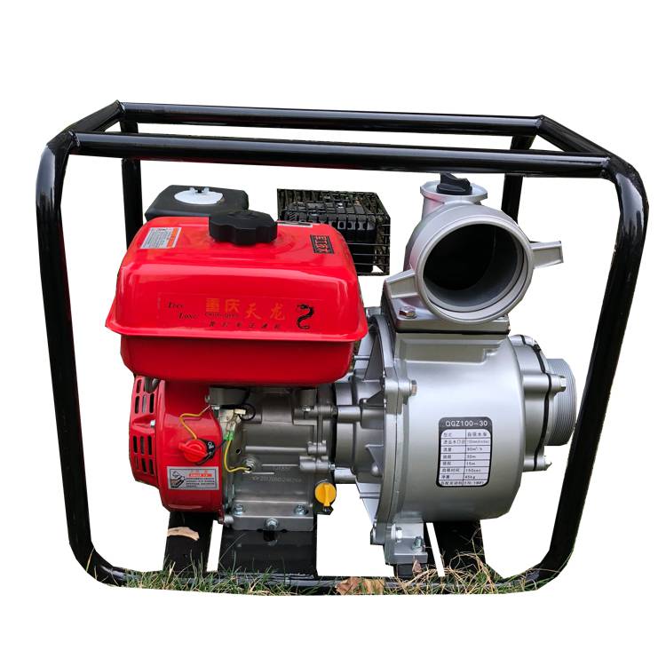 电启动4寸柴油抽水泵农用排涝抽水泵抗旱浇地抽水泵