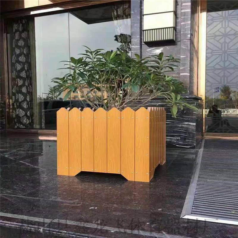 苏州木质花箱座椅 户外木质花箱供应商