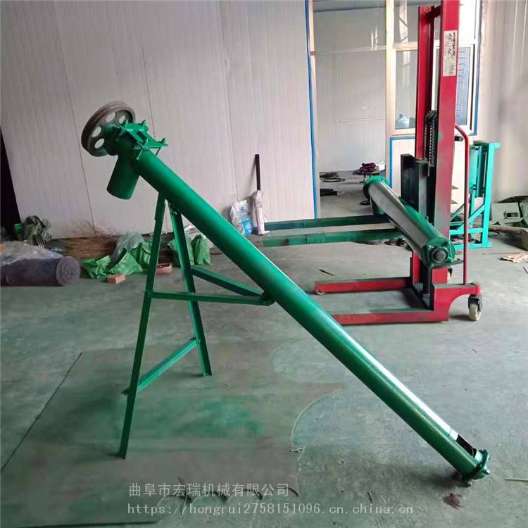 襄阳u型螺旋提升机定制电动不锈钢上料机有轴管式螺旋输送机