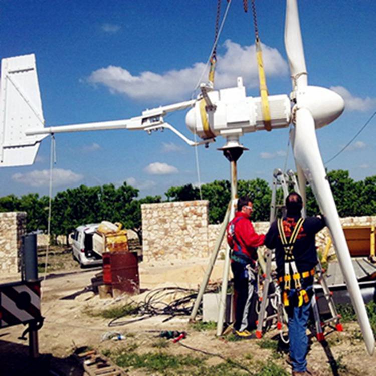 甘肅玉門30千瓦風力發(fā)電機水平軸風力發(fā)電機機型設計合適