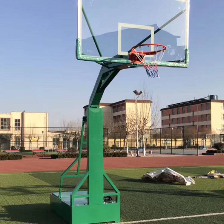 浙江温州电动液压篮球架图片厂家供应