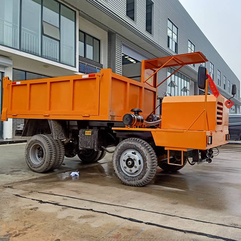 小型农用渣土运输车 四驱工地翻斗车 定做四不像运输车
