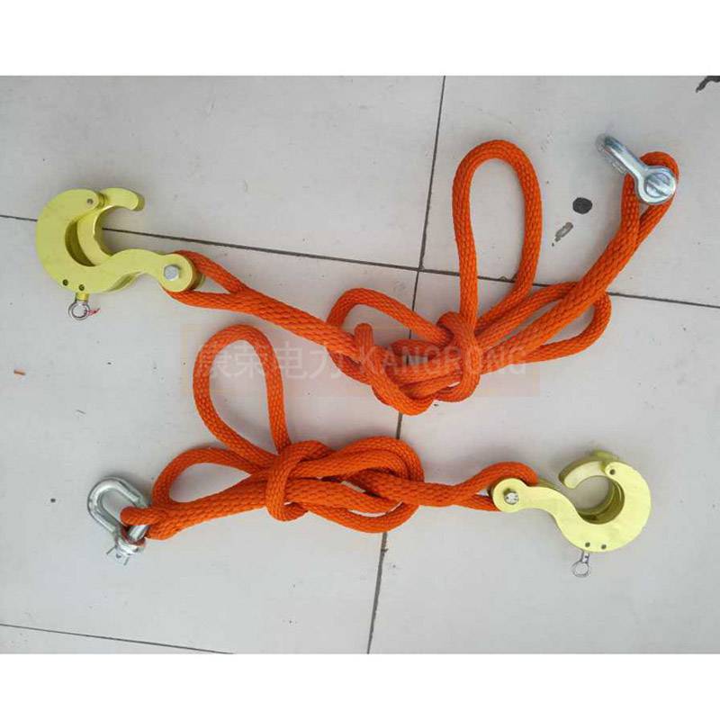 10KV带电作业防潮蚕丝绳绝缘导线保护绳绝缘安全绳导线防护绳康荣