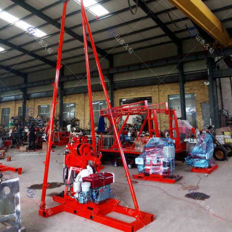 久钻XY地质钻机小型液压水文地质水井钻机品牌好重量轻