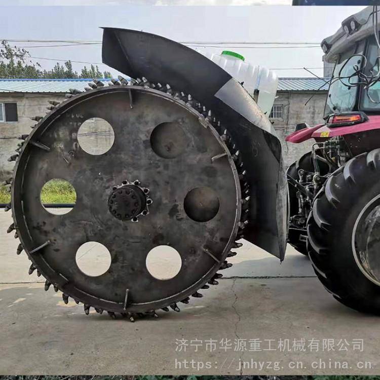 圓盤開溝機廠家微爬檔拖拉機帶開溝機柏油路面開槽機價格