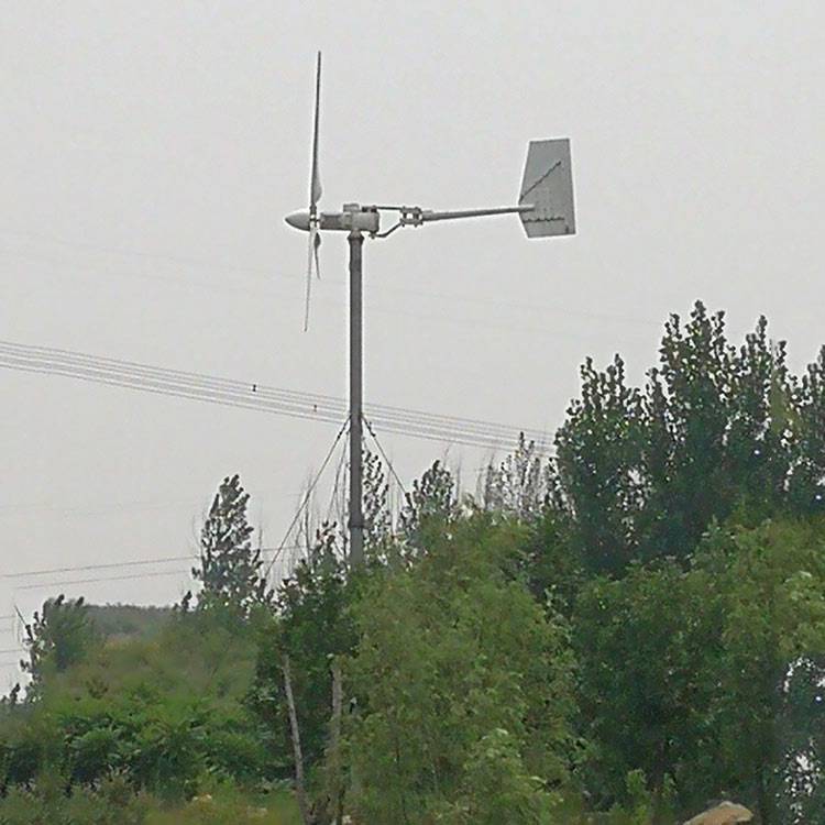 林周晟成风电500W发电机山顶风力发电机户外照明用