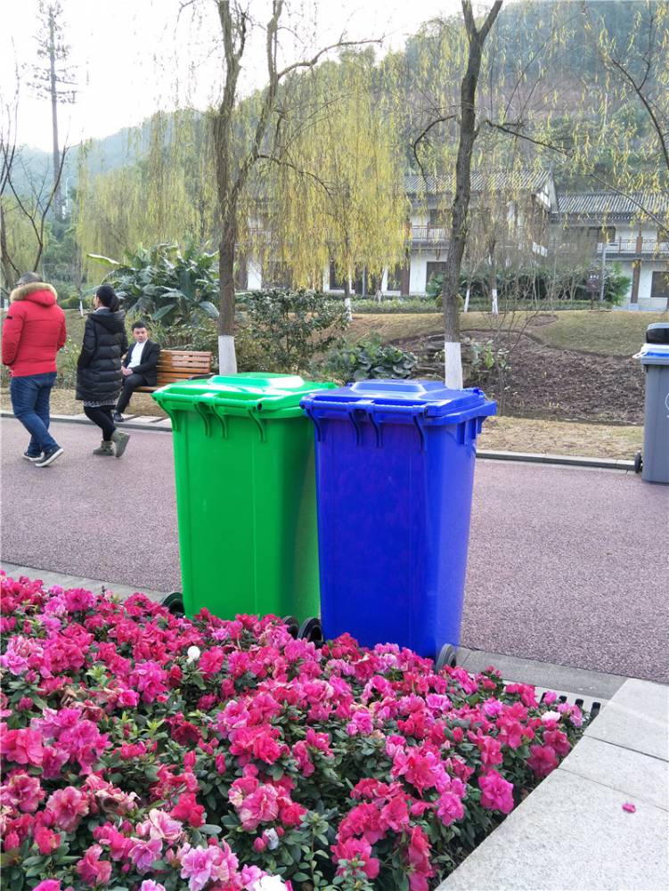 大足县环卫塑料垃圾桶厂家不可回收垃圾桶