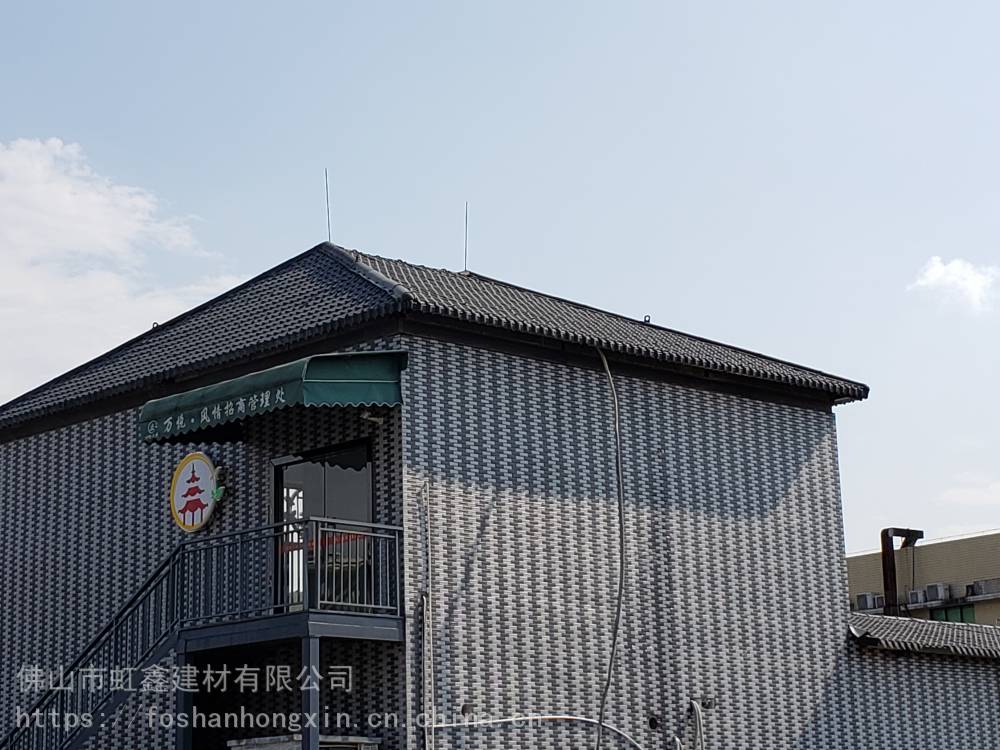 家裝,建材 建築,建材 塑料建材 廣西中式古建一體仿古屋簷瓦 復古屋頂