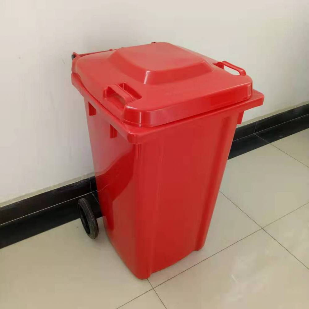 宜昌塑料垃圾桶 带轮带盖垃圾桶生产厂家