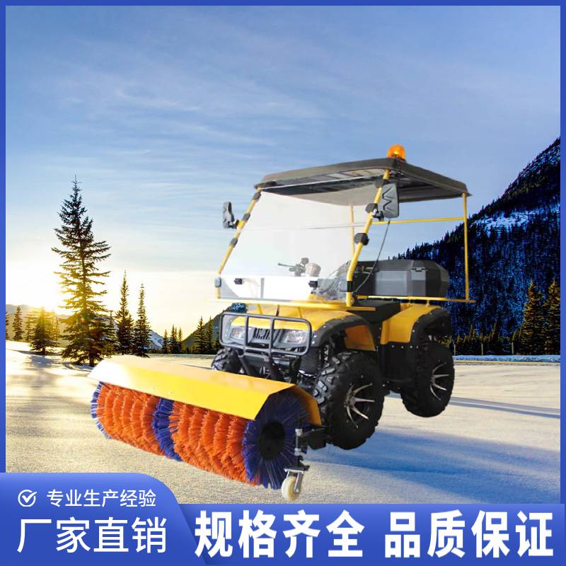 诚卓 驾驶式冬季路面除雪车 座驾式沙滩车多功能扫雪机