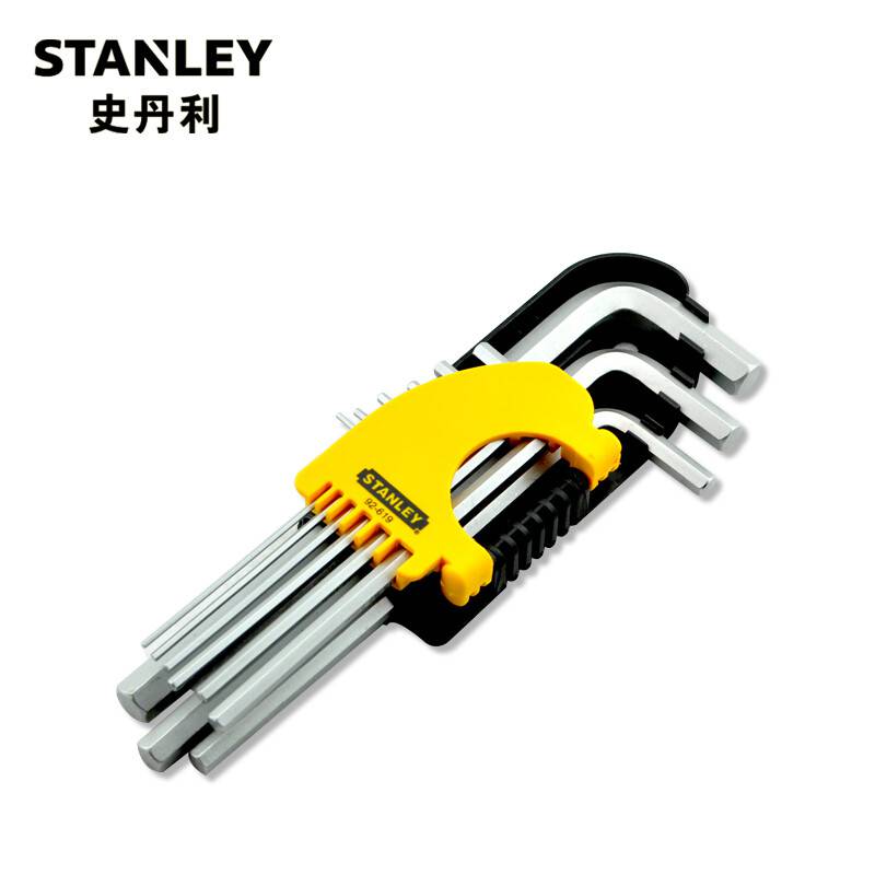 STANLEY/史丹利9件套公制长内六角扳手组合套装STMT92619-8-23