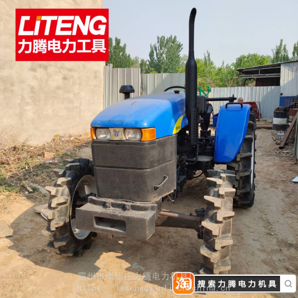东风904二手拖拉机四轮绞磨机改装大吨位10吨15T柴油机动绞磨机大型电缆牵引机704电力卷扬