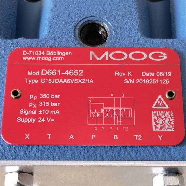 MOOG//D661-4652G15JOAA6VSX2HA//伺服阀