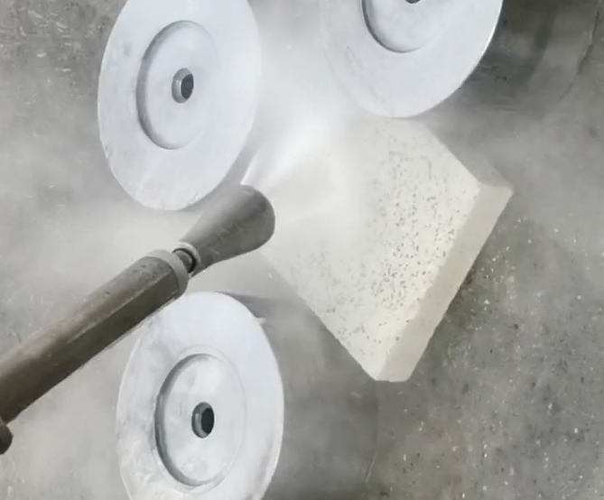 水滴子140型石材水洗面高压水冲机石材粗糙仿