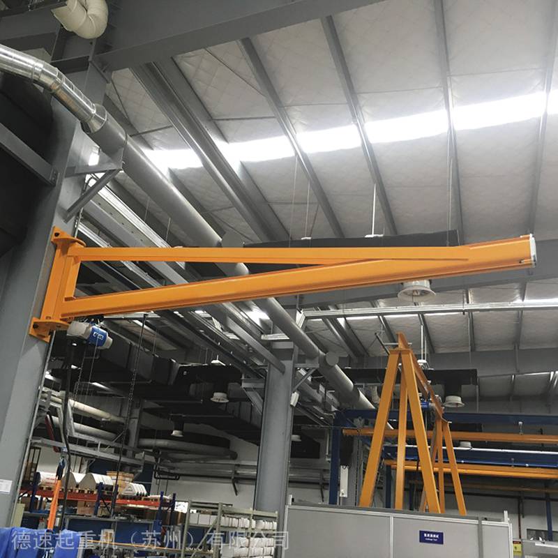 WJB-K江苏厂家制造简易手动墙壁式悬臂吊欧式壁柱式悬臂吊kbk起重机